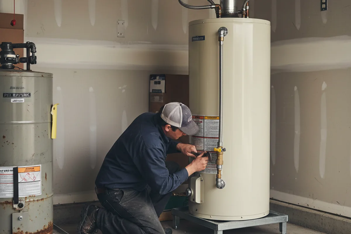 Water heater and shutoff valve replacement in Boulder Creek